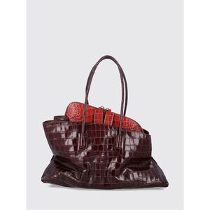 The Attico Shoulder Bag Woman Burgundy